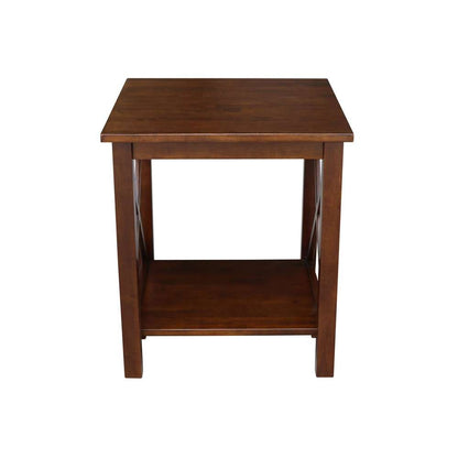 International Concepts - Hampton End Table in Espresso Finish - OT581-70E veiw 3