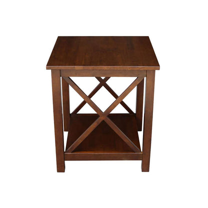 International Concepts - Hampton End Table in Espresso Finish - OT581-70E veiw 4