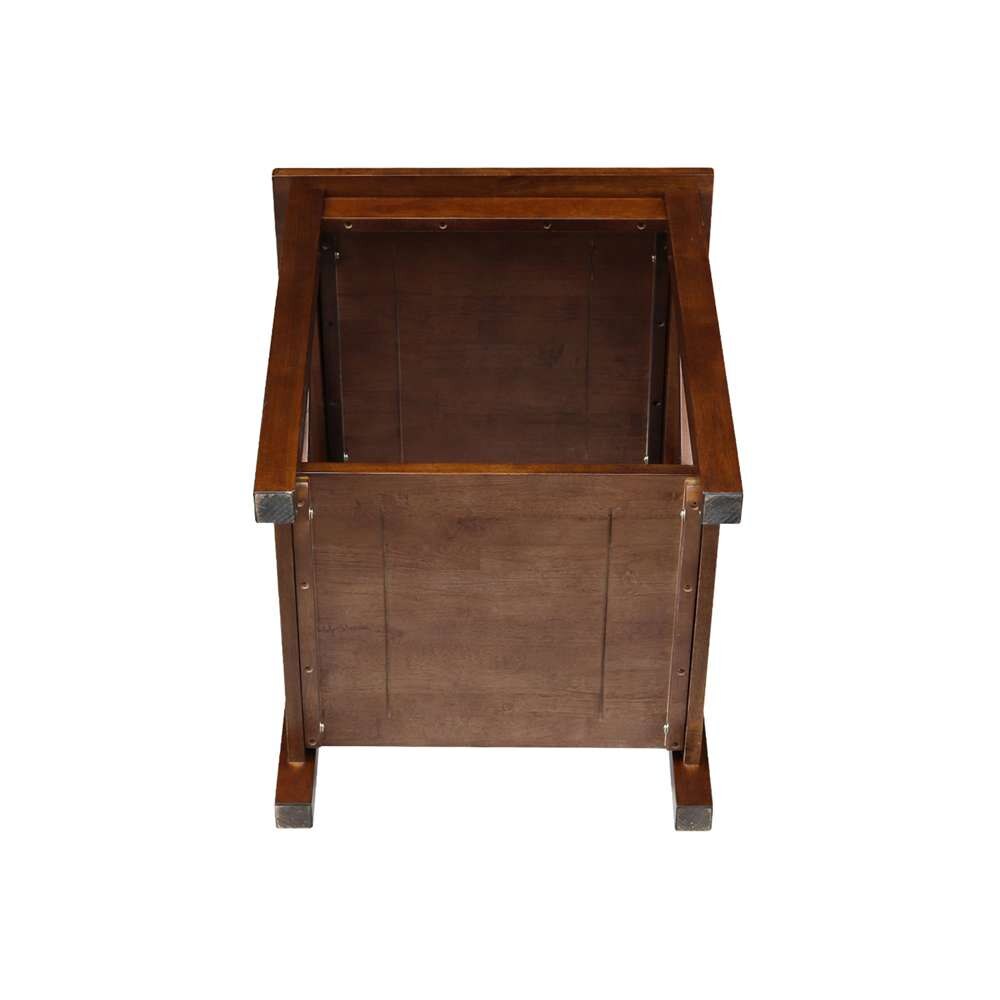 International Concepts - Hampton End Table in Espresso Finish - OT581-70E veiw 5