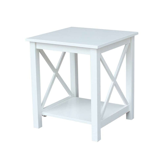 International Concepts - Hampton End Table in White Finish - OT08-70E veiw 1