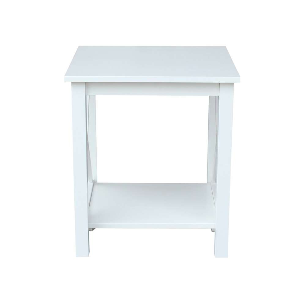 International Concepts - Hampton End Table in White Finish - OT08-70E veiw 5