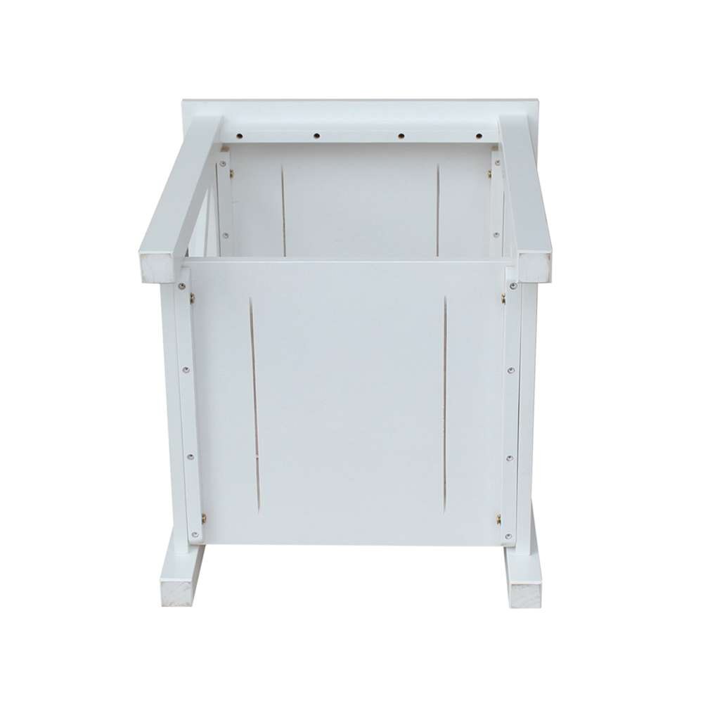 International Concepts - Hampton End Table in White Finish - OT08-70E veiw 6