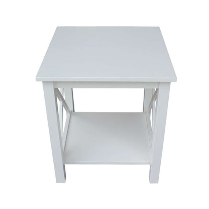 International Concepts - Hampton End Table in White Finish - OT08-70E veiw 7