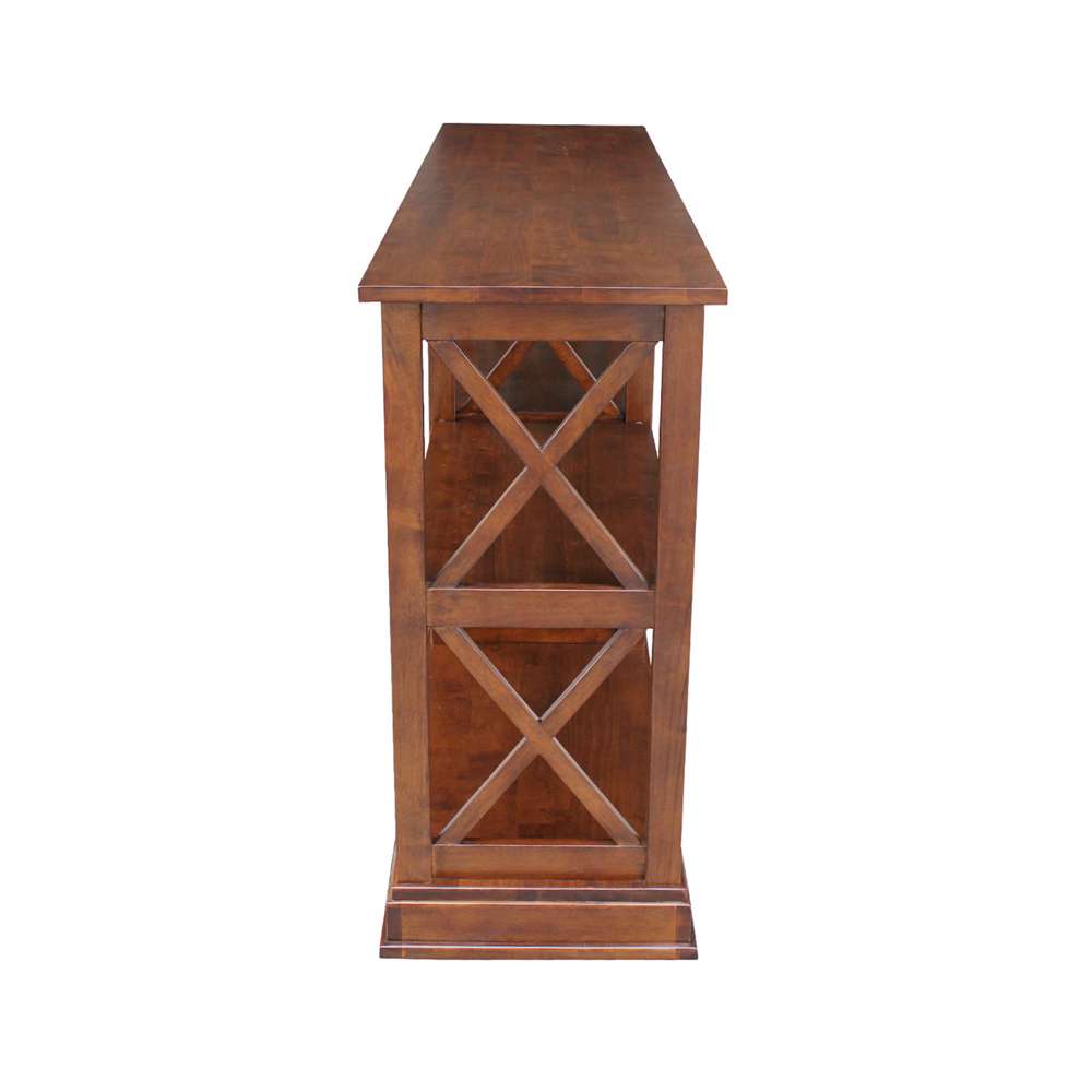 International Concepts - Hampton Sofa - Server Table with Shelves in Espresso Finish - OT581-70SL veiw 4