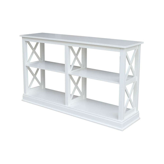 International Concepts - Hampton Sofa - Server Table with Shelves in White Finish - OT08-70SL veiw 1