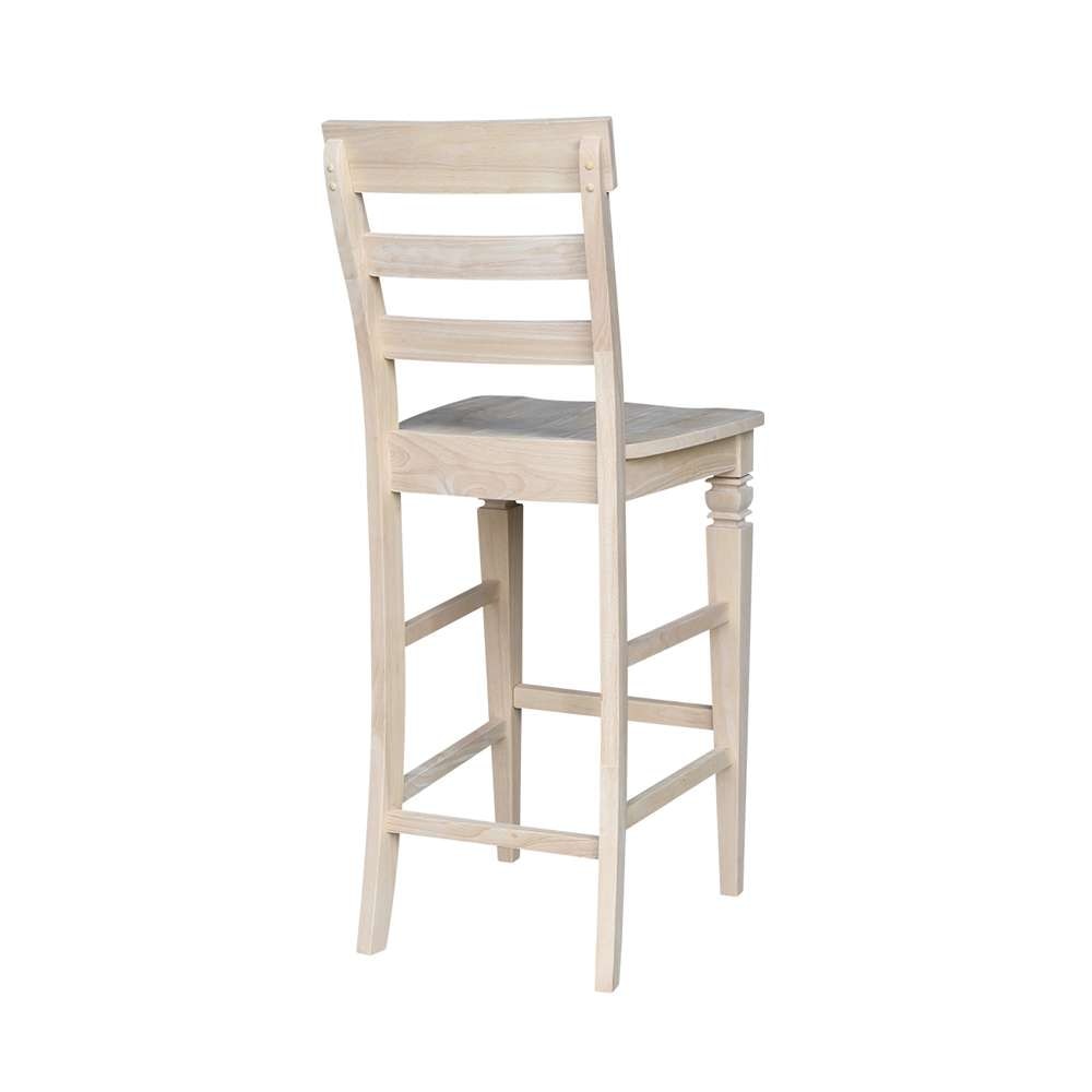 International Concepts - Java Bar Height Stool - 30inSH - S-193 veiw 2