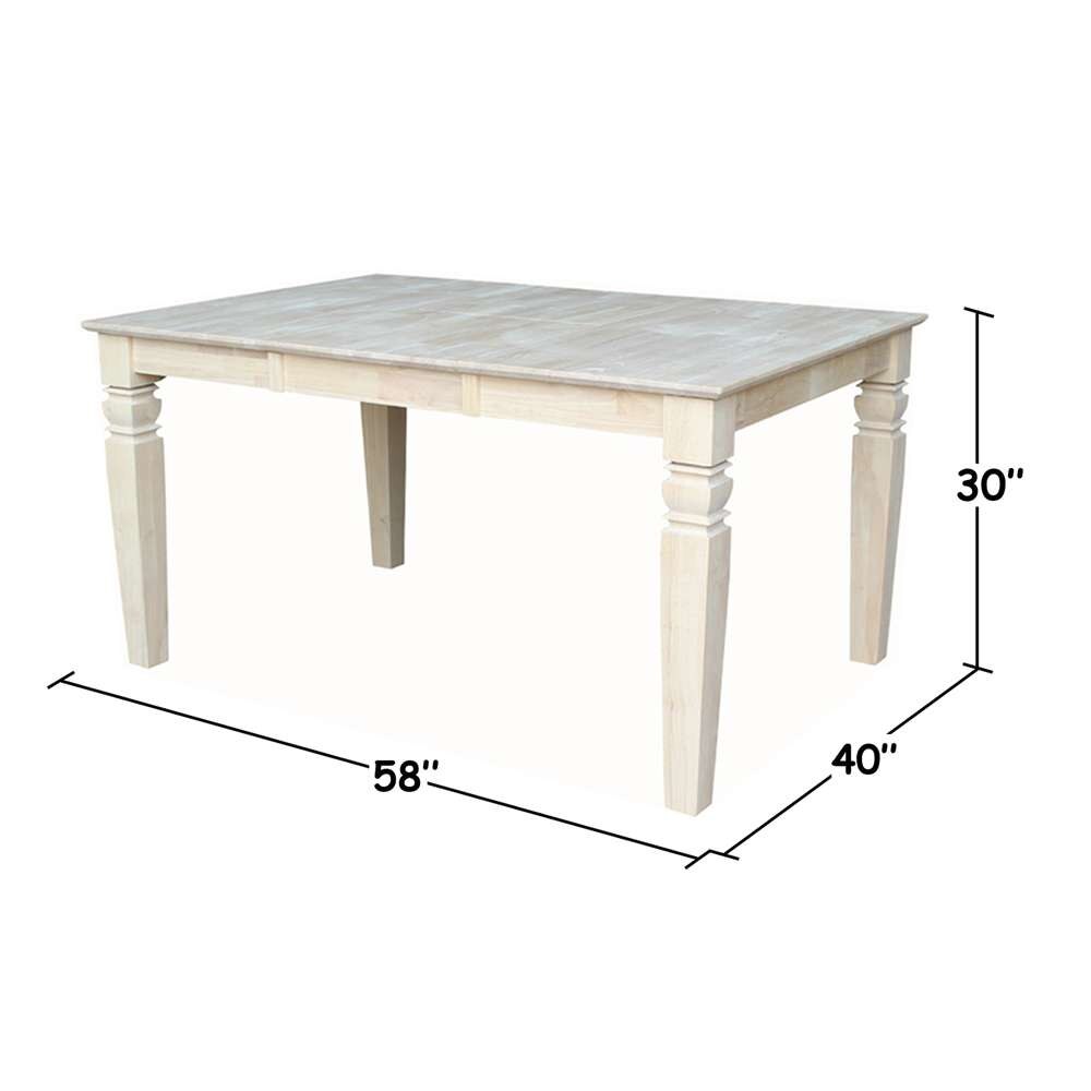 International Concepts - Java Butterfly Leaf Dining Table - 18in Leaf - K-4040JXBT-30J veiw 10