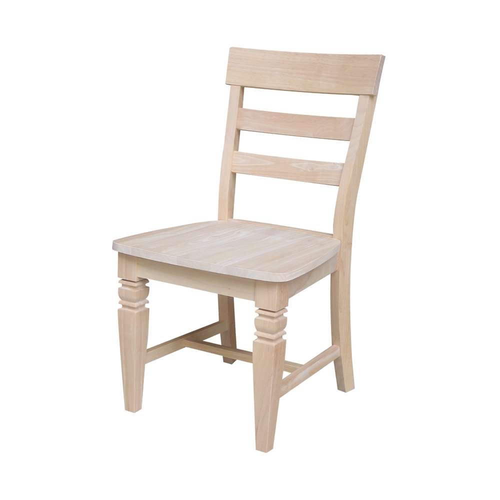 International Concepts - Java Chair with Solid Wood Seat (Set of 2) - C-19P veiw 1
