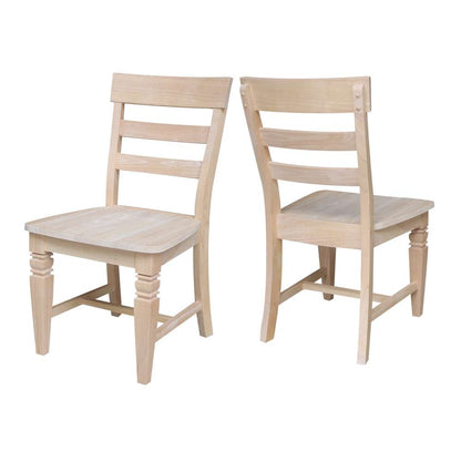 International Concepts - Java Chair with Solid Wood Seat (Set of 2) - C-19P veiw 5