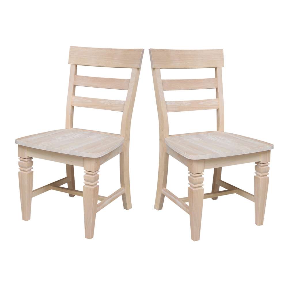 International Concepts - Java Chair with Solid Wood Seat (Set of 2) - C-19P veiw 8