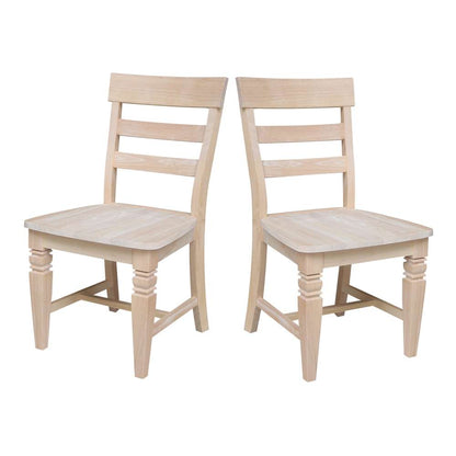 International Concepts - Java Chair with Solid Wood Seat (Set of 2) - C-19P veiw 8