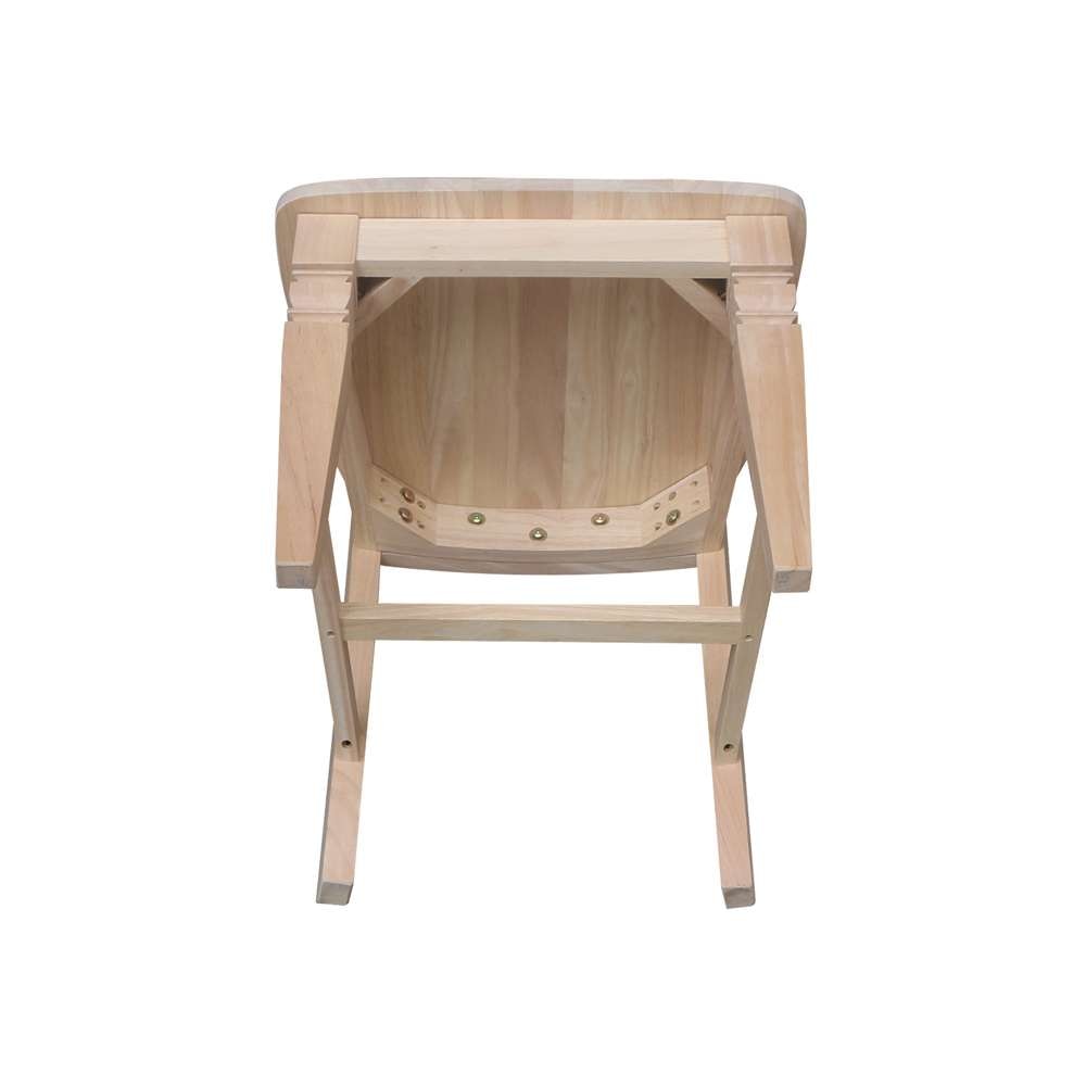 International Concepts - Java Chair with Solid Wood Seat (Set of 2) - C-19P veiw 9