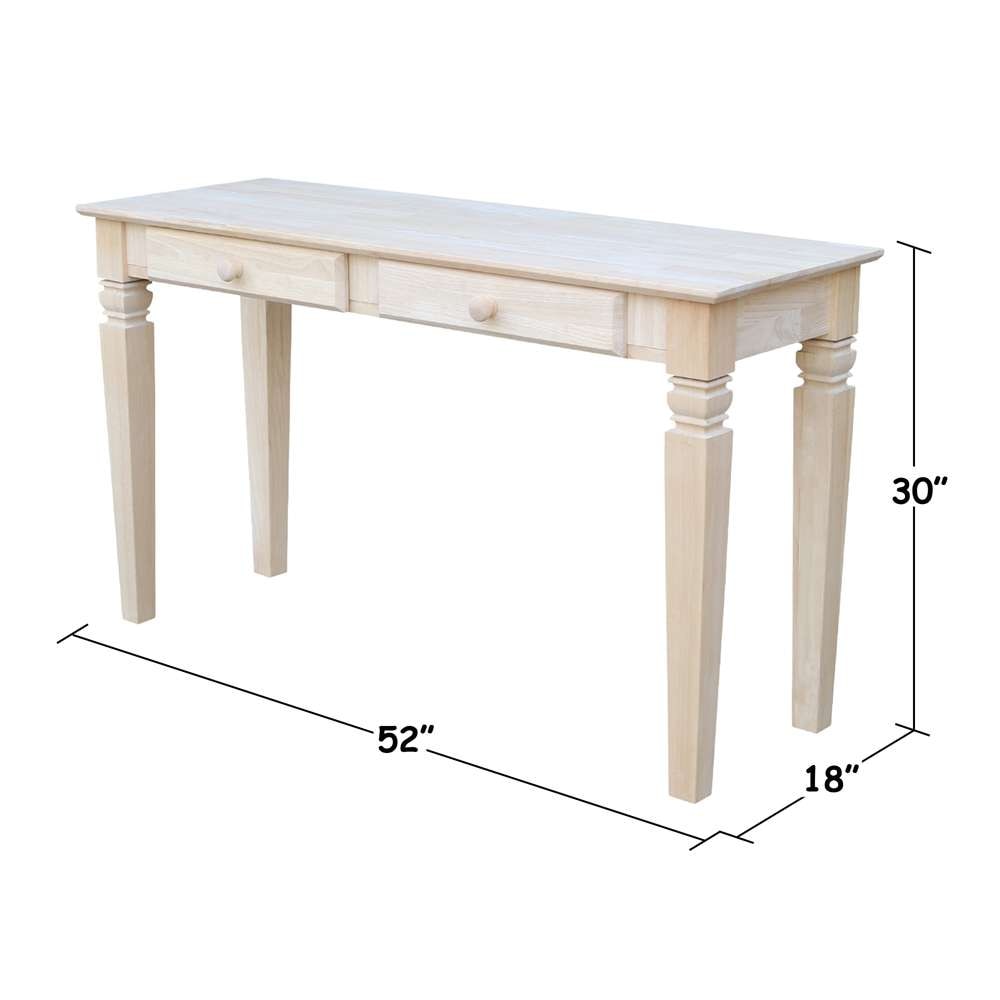 International Concepts - Java Console Table with 2 Drawers - OT-60S2 veiw 3