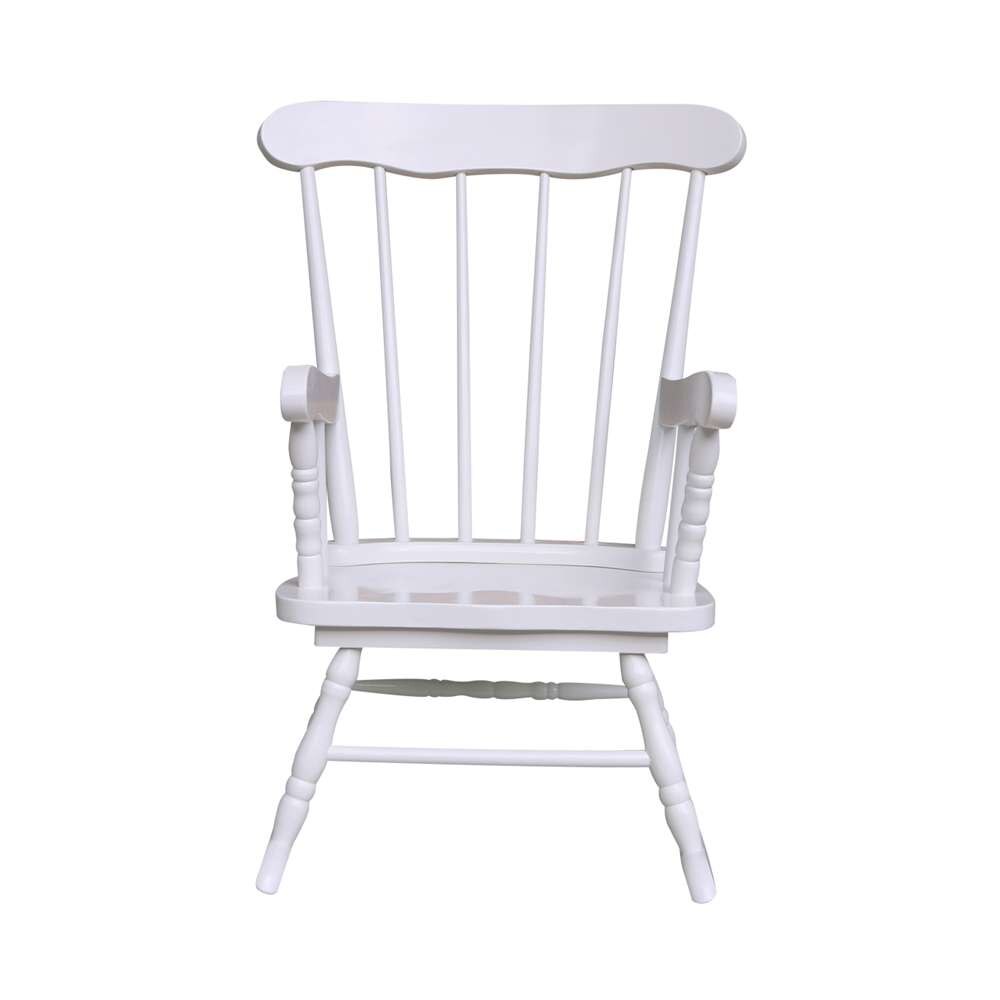 International Concepts - Juvenile Rocker in White Finish - CR08-2465 veiw 4