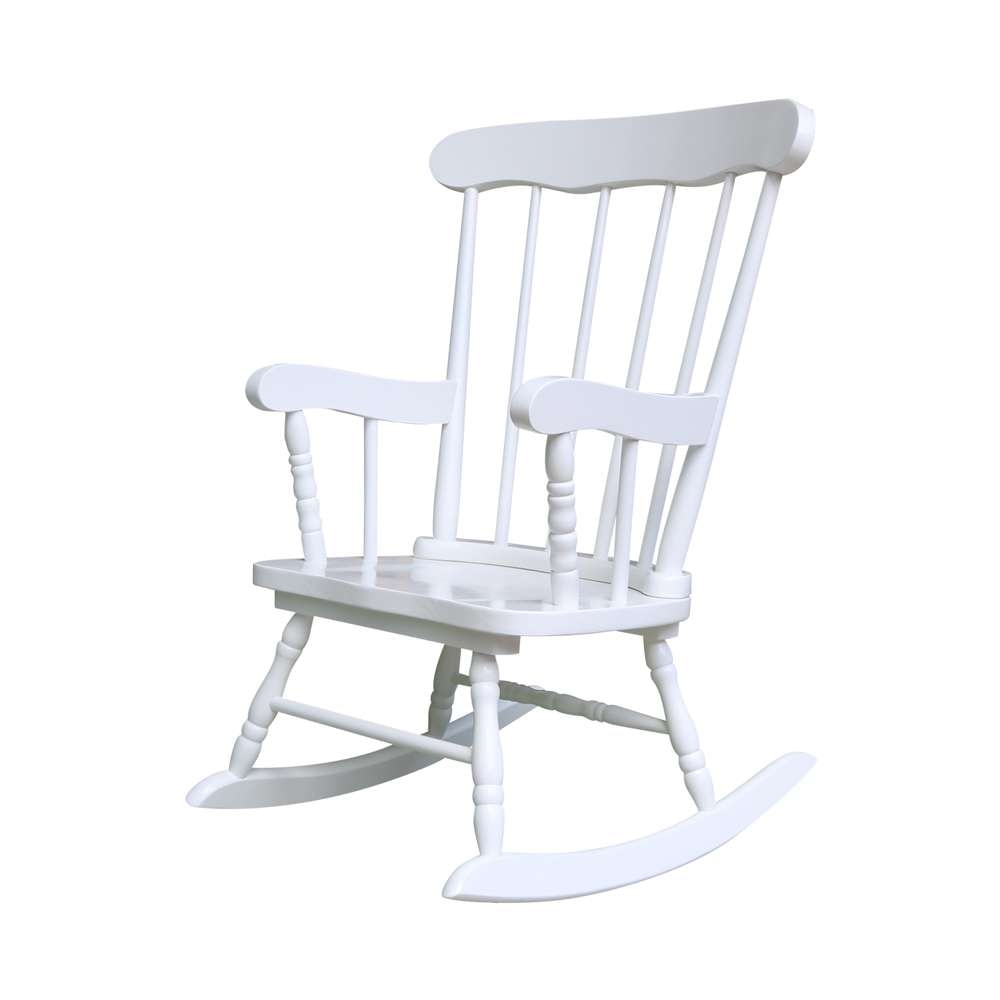 International Concepts - Juvenile Rocker in White Finish - CR08-2465 veiw 5
