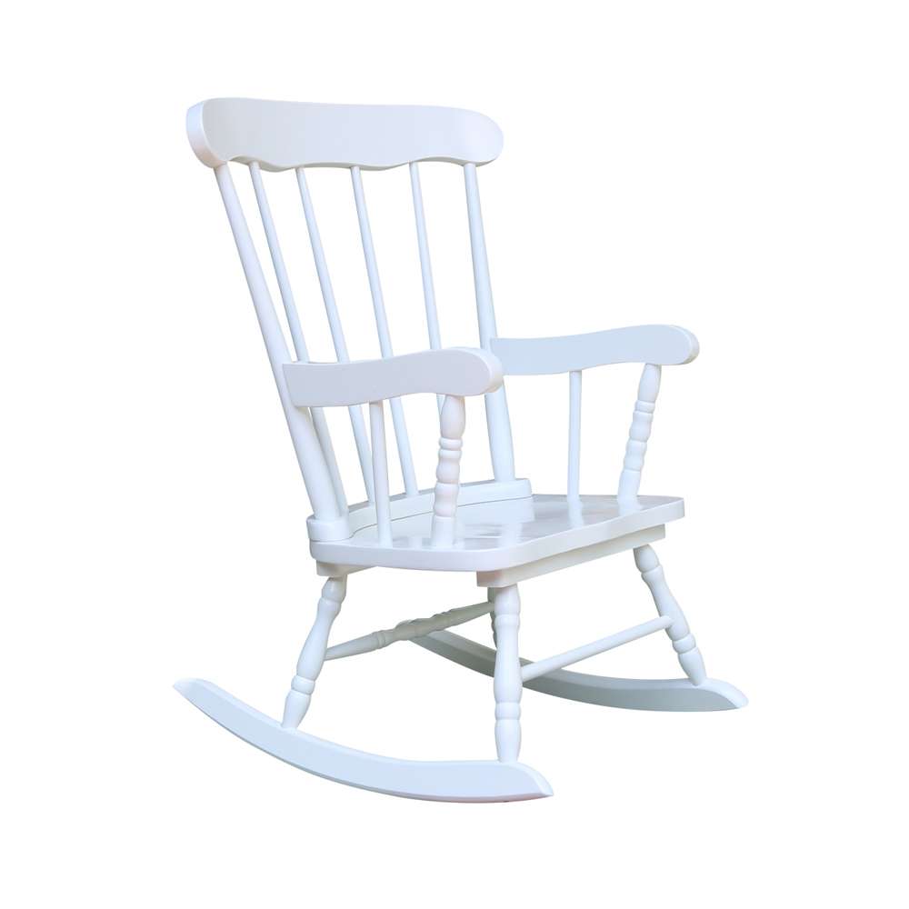 International Concepts - Juvenile Rocker in White Finish - CR08-2465 veiw 6