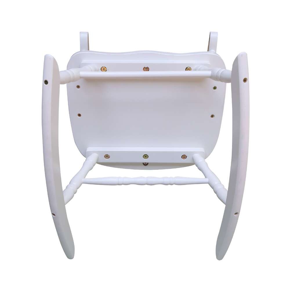 International Concepts - Juvenile Rocker in White Finish - CR08-2465 veiw 7