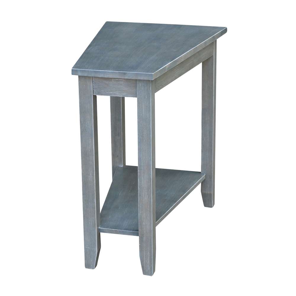 International Concepts - Keystone Accent Table in Heather Grey-Antique Washed Finish - OT105-45 veiw 4
