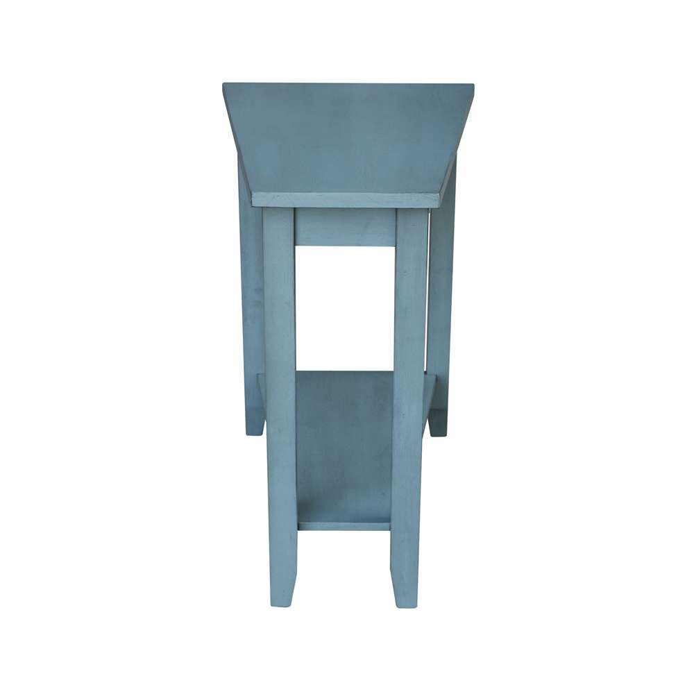 International Concepts - Keystone Accent Table in Ocean Blue - Antique Rubbed Finish - OT32-45 veiw 7