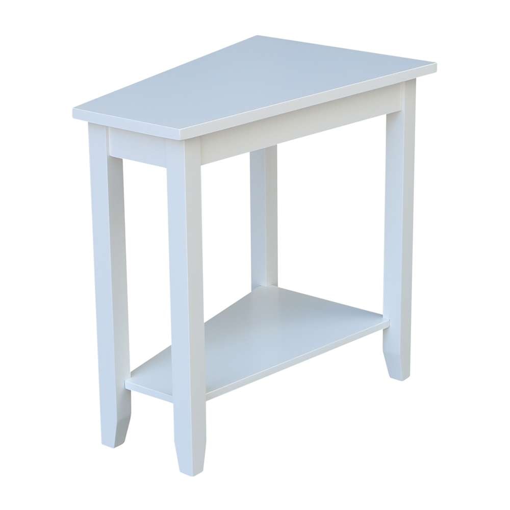 International Concepts - Keystone Accent Table in White Finish - OT08-45 veiw 1