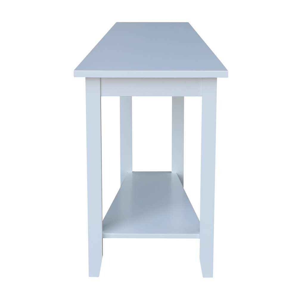 International Concepts - Keystone Accent Table in White Finish - OT08-45 veiw 4