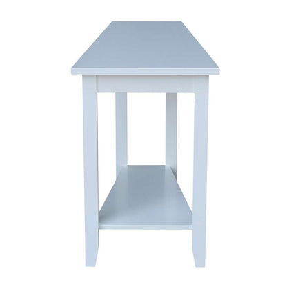International Concepts - Keystone Accent Table in White Finish - OT08-45 veiw 4