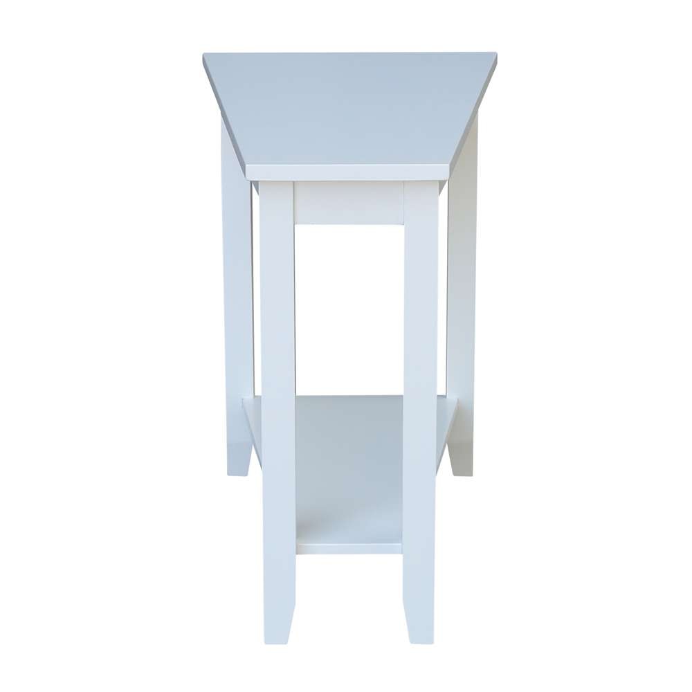 International Concepts - Keystone Accent Table in White Finish - OT08-45 veiw 5