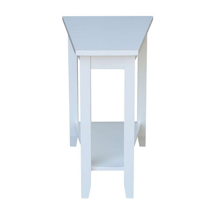 International Concepts - Keystone Accent Table in White Finish - OT08-45 veiw 5