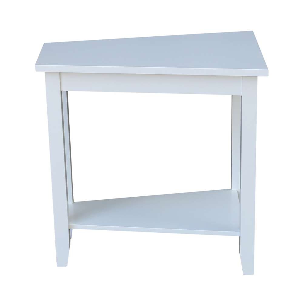 International Concepts - Keystone Accent Table in White Finish - OT08-45 veiw 6