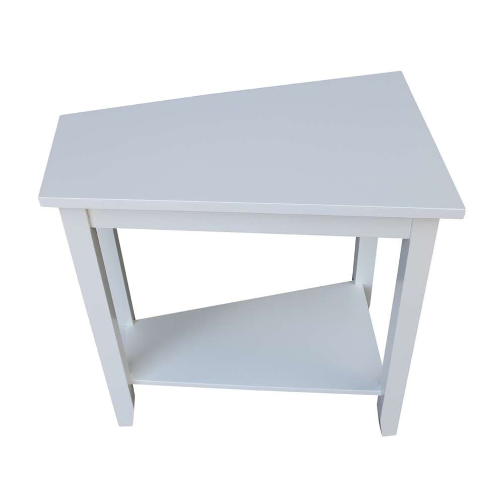 International Concepts - Keystone Accent Table in White Finish - OT08-45 veiw 8