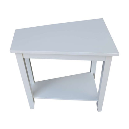 International Concepts - Keystone Accent Table in White Finish - OT08-45 veiw 8