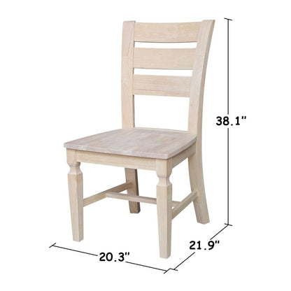 International Concepts - Ladderback Vista Chair (Set of 2) - C-57P veiw 3