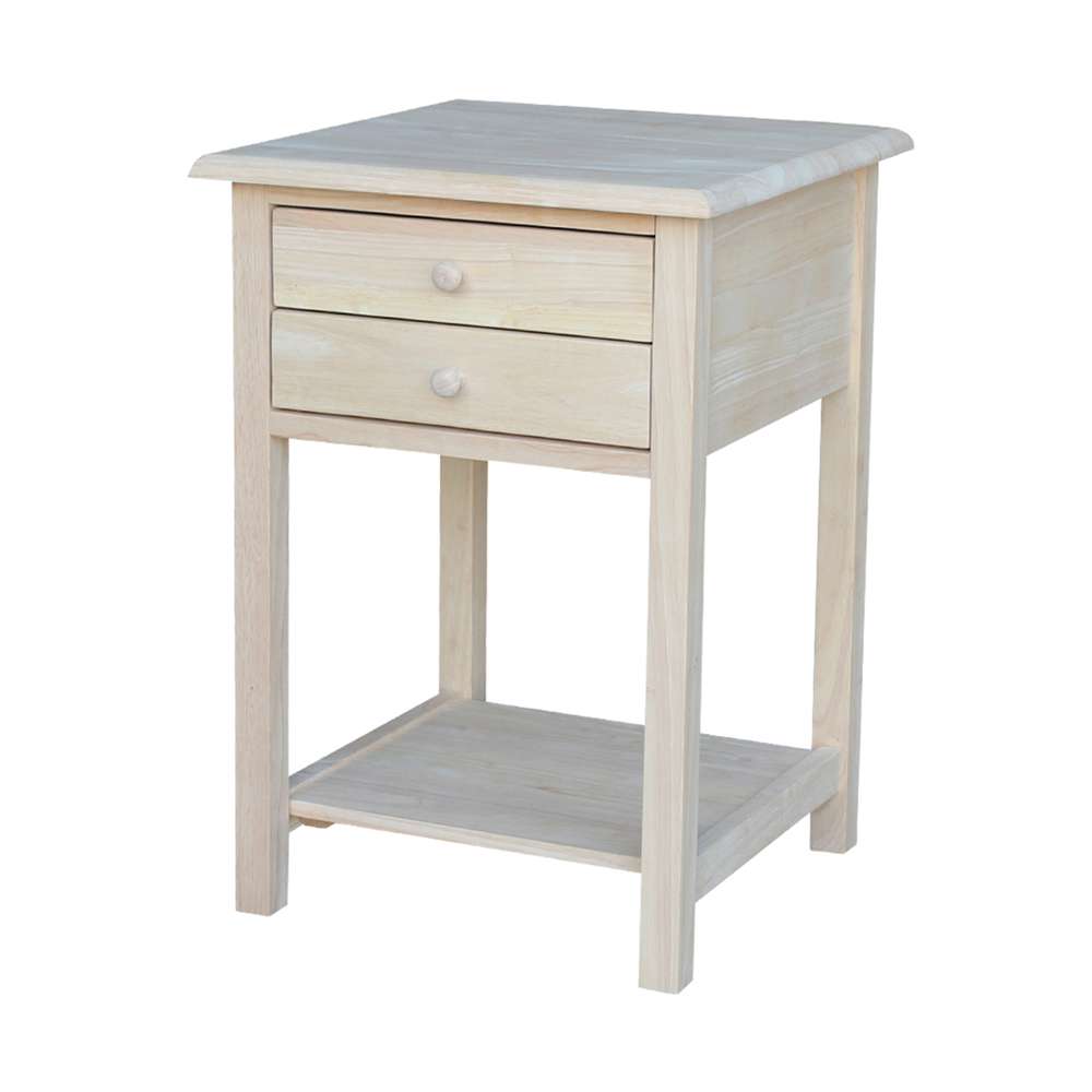 International Concepts - Lamp Table W/2 Drawers  - OT-92 veiw 1