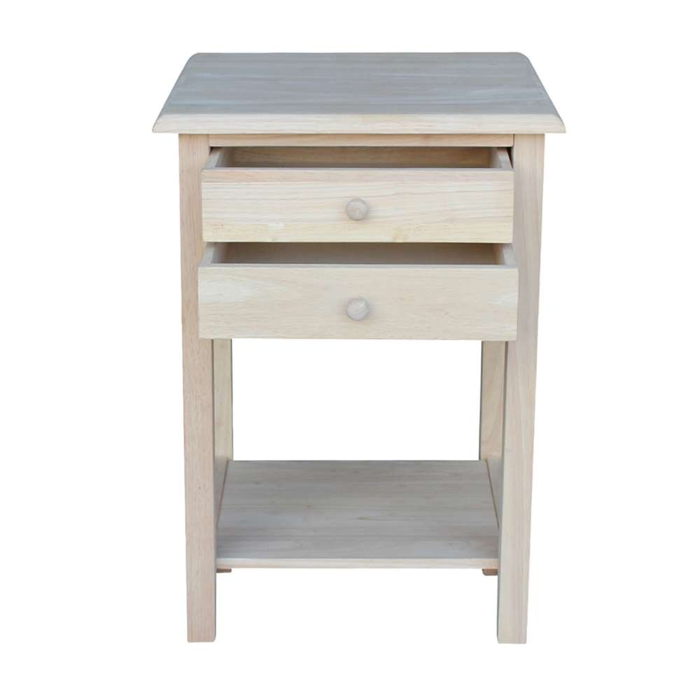 International Concepts - Lamp Table W/2 Drawers  - OT-92 veiw 4