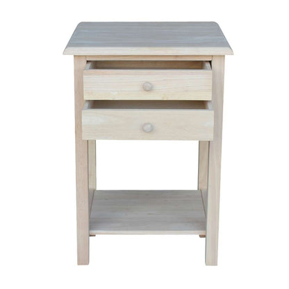 International Concepts - Lamp Table W/2 Drawers  - OT-92 veiw 4