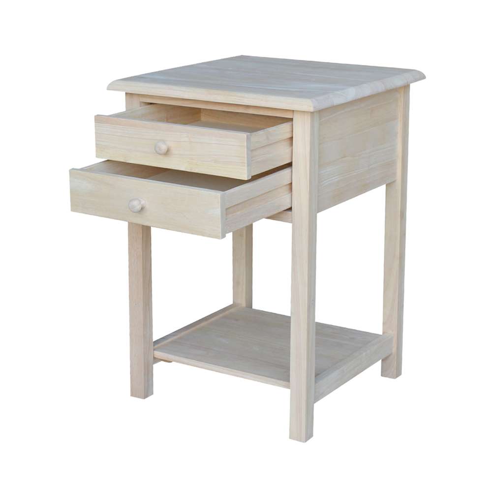 International Concepts - Lamp Table W/2 Drawers  - OT-92 veiw 6
