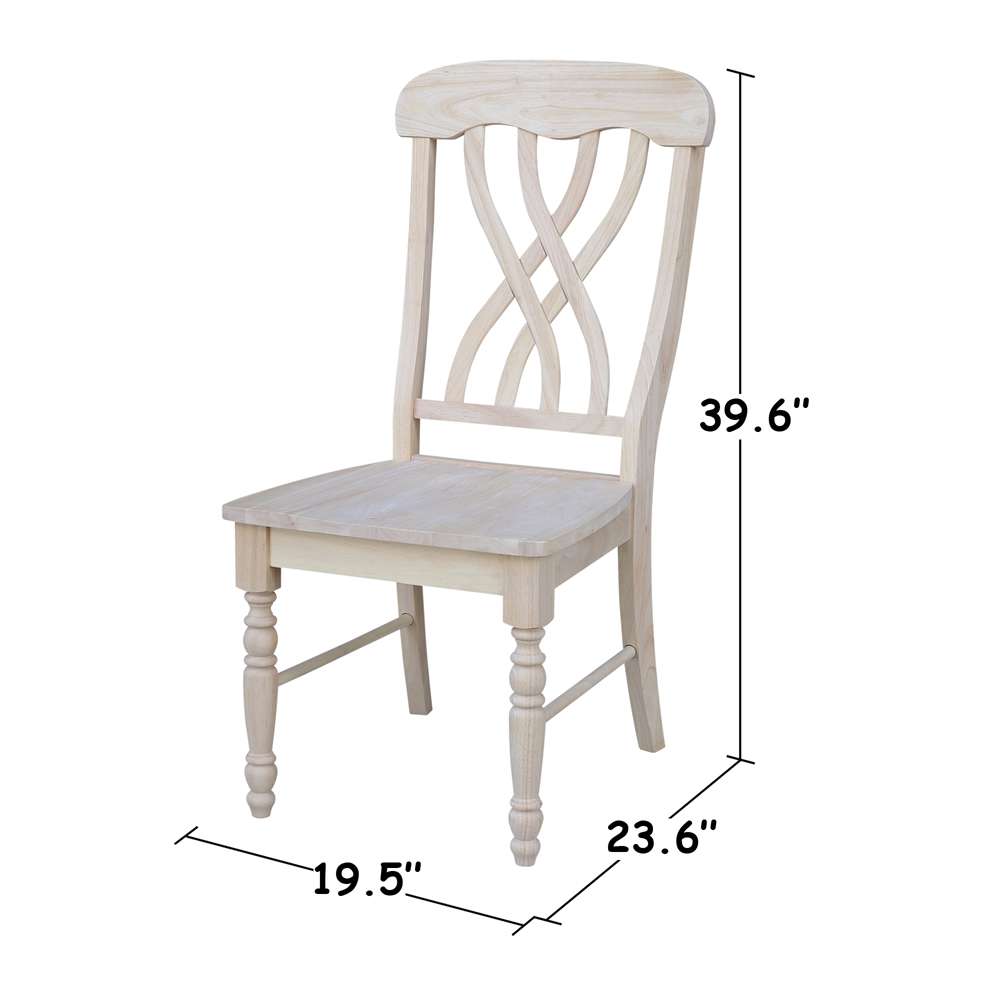 International Concepts - Lattice Side Chair (Set of 2) - C-390P veiw 3