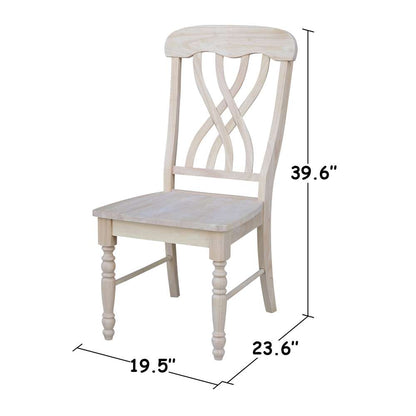 International Concepts - Lattice Side Chair (Set of 2) - C-390P veiw 3