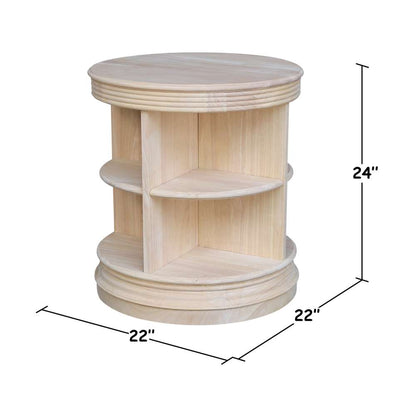 International Concepts - Library End Table - Round - OT-47ER veiw 2