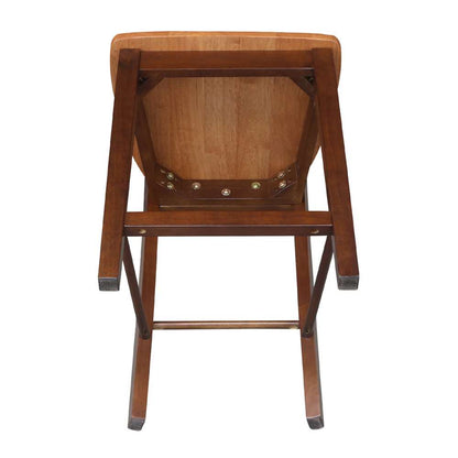International Concepts - Madrid Counter Height Stool - 24inSH in Cinnemon/Espresso Finish - S58-402 veiw 10