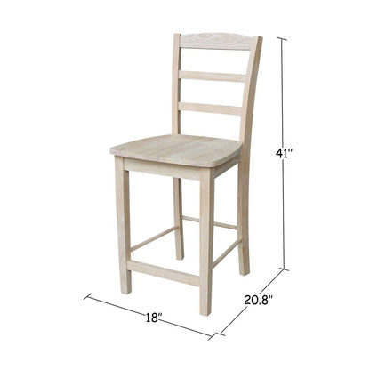 International Concepts - Madrid Counter Height Stool - 24inSH - S-402 veiw 3