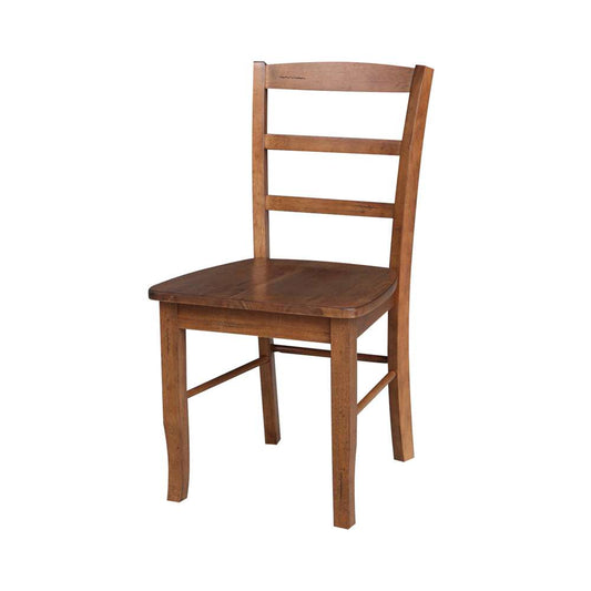 International Concepts - Madrid Ladderback Chair in Distressed Oak Finish (Set of 2) - C42-2P veiw 1