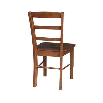 International Concepts - Madrid Ladderback Chair in Distressed Oak Finish (Set of 2) - C42-2P veiw 2