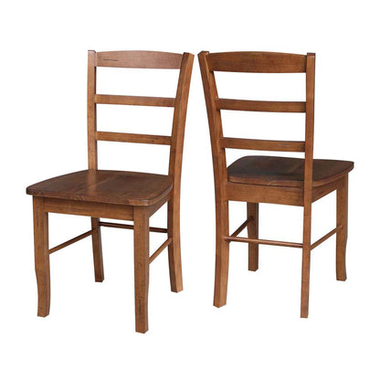 International Concepts - Madrid Ladderback Chair in Distressed Oak Finish (Set of 2) - C42-2P veiw 5
