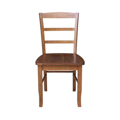 International Concepts - Madrid Ladderback Chair in Distressed Oak Finish (Set of 2) - C42-2P veiw 6