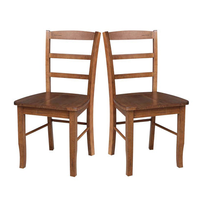 International Concepts - Madrid Ladderback Chair in Distressed Oak Finish (Set of 2) - C42-2P veiw 9