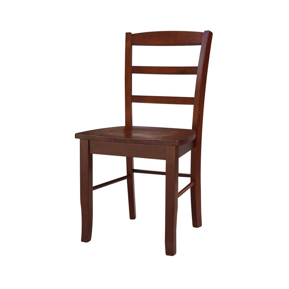 International Concepts - Madrid Ladderback Chair in Espresso Finish (Set of 2) - C581-2P veiw 1