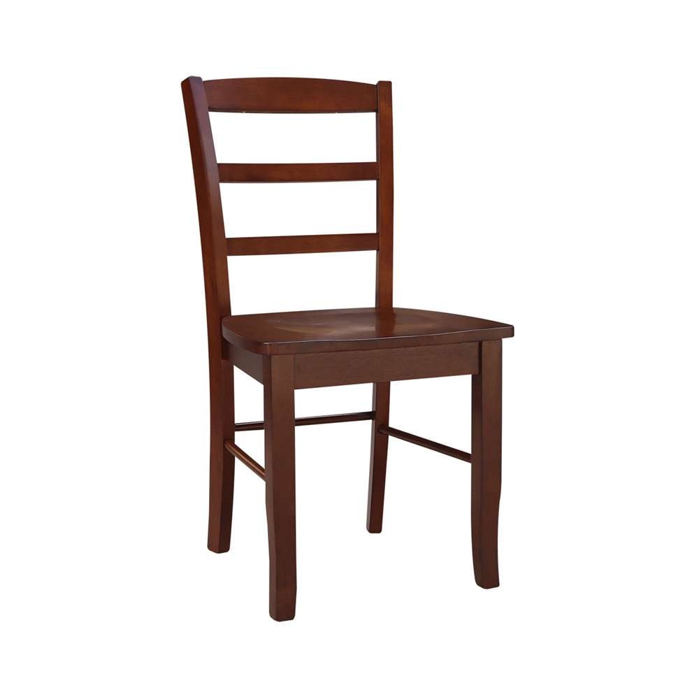 International Concepts - Madrid Ladderback Chair in Espresso Finish (Set of 2) - C581-2P veiw 4