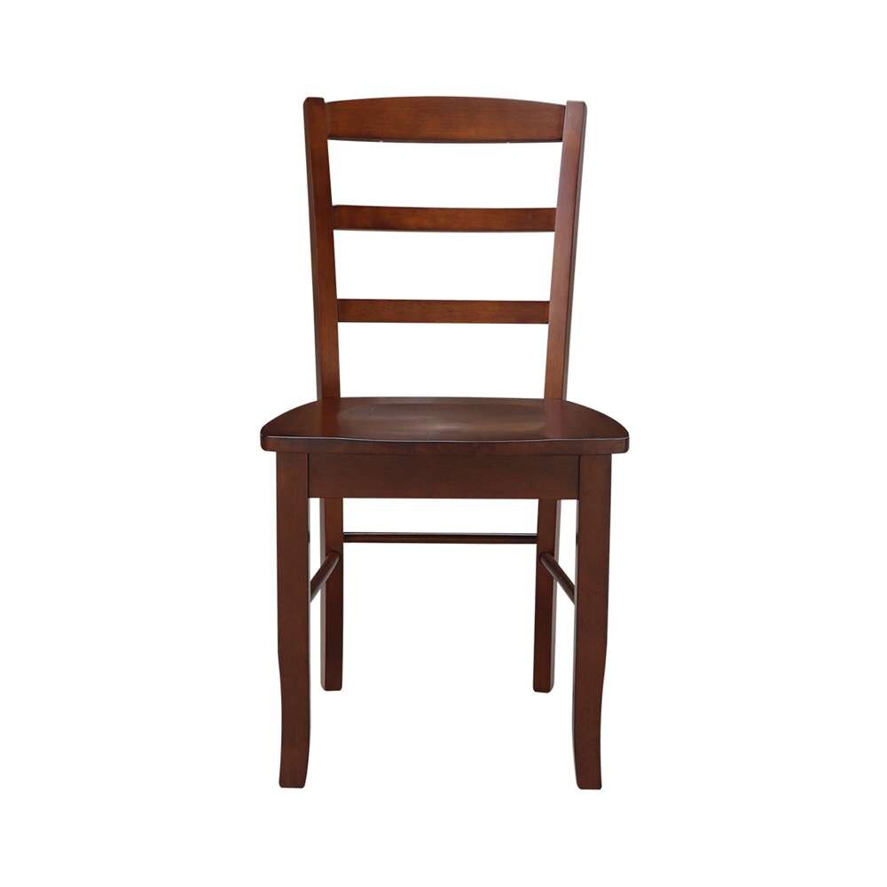 International Concepts - Madrid Ladderback Chair in Espresso Finish (Set of 2) - C581-2P veiw 6