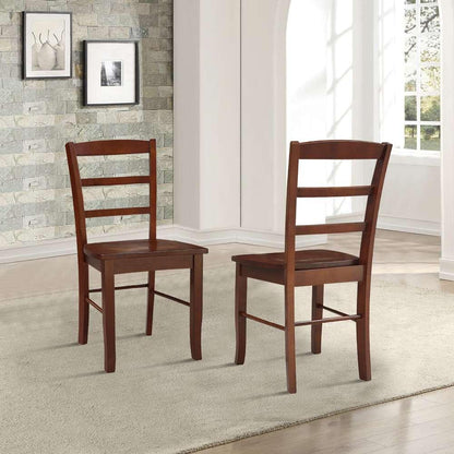 International Concepts - Madrid Ladderback Chair in Espresso Finish (Set of 2) - C581-2P veiw 7